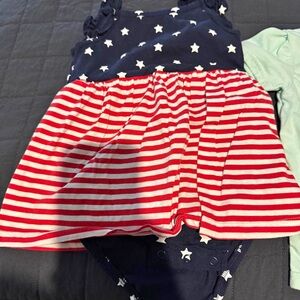 Star and Stripe Baby Dress